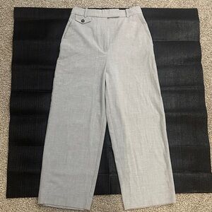 Zara Gray Wide-Leg Trousers